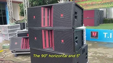 LA-215 linear array, dual 15-inch speakers, bring the perfect combination of shock low frequency .