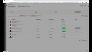 Grading an Offline Submission in Blackboard Ultra