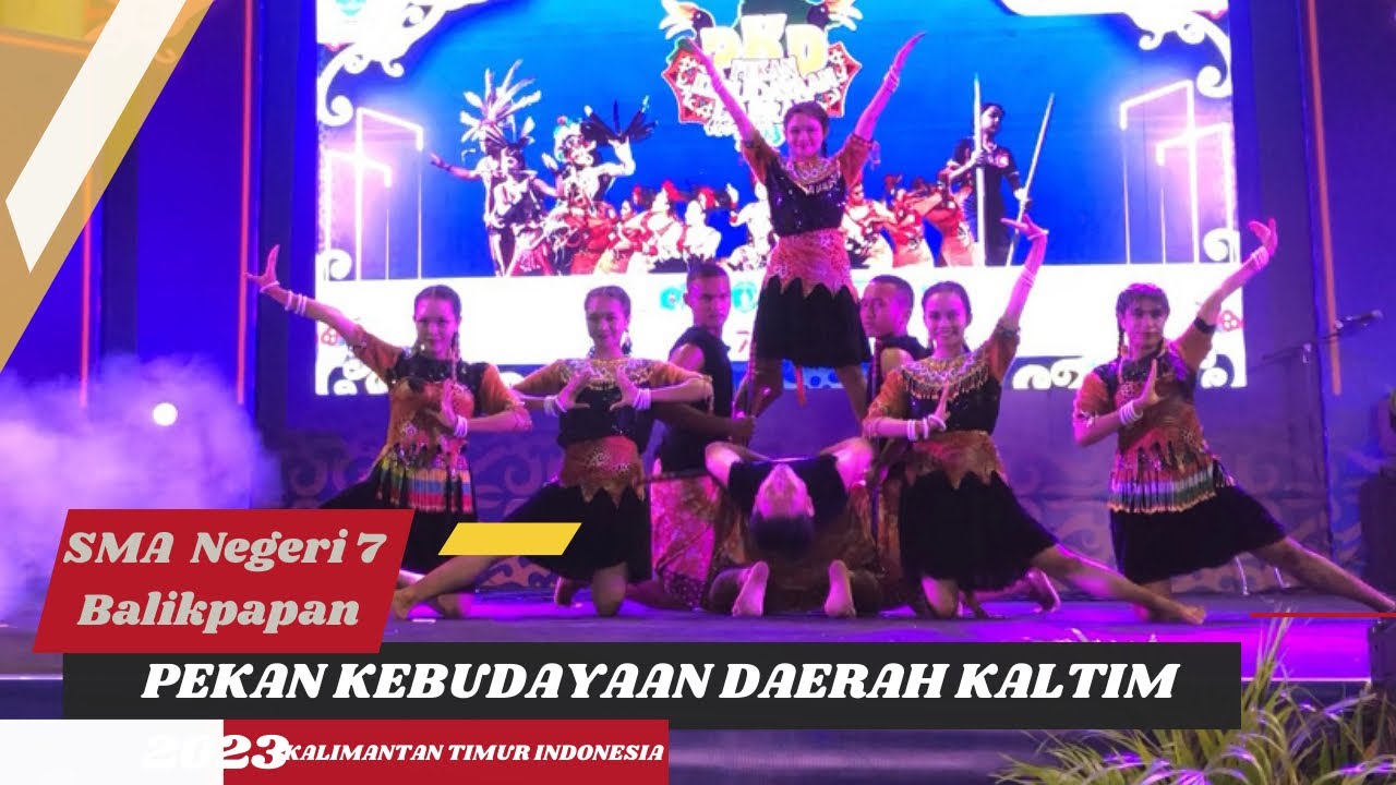 Tari Kreasi SMAN 7 Balikpapan Pekan Kebudayaan Daerah  Kaltim 2023 #tarikreasi @anthonyrakhman1247