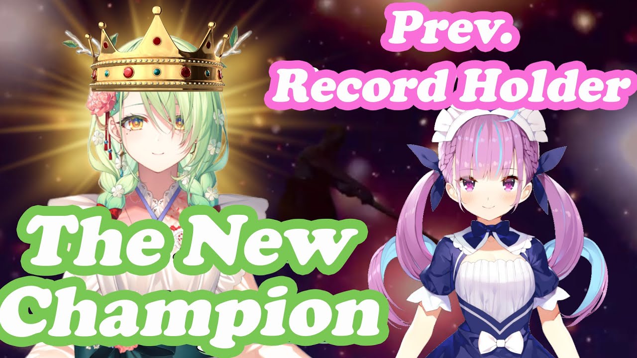 Fauna broke Aqua's record and becomes the new number 1 (Hololive/Eng Sub/Sub Indo)