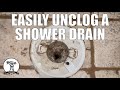 $2 FIX: Easily Unclog a Shower Drain