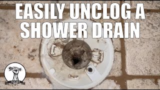 $2 FIX: Easily Unclog a Shower Drain