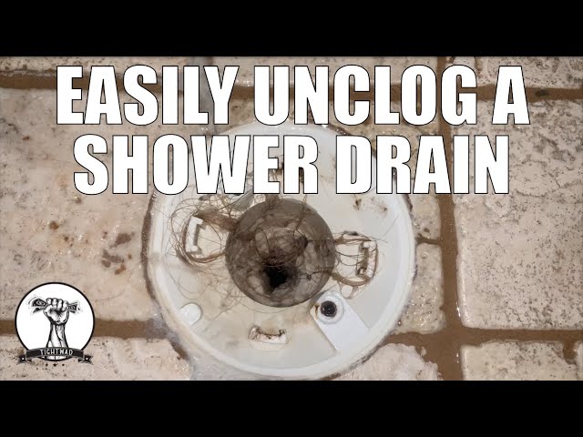 How to snake a shower drain #handyman #diy #howto #plumbing, Shower Drain