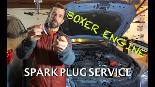 Subaru Forester Outback 2.5L Spark Plugs Replacement