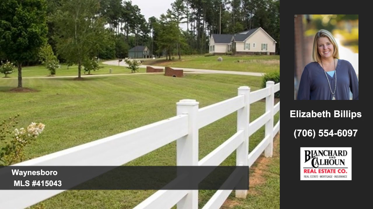 Homes for sale Waynesboro GA 21,000 Blanchard & Calhoun YouTube