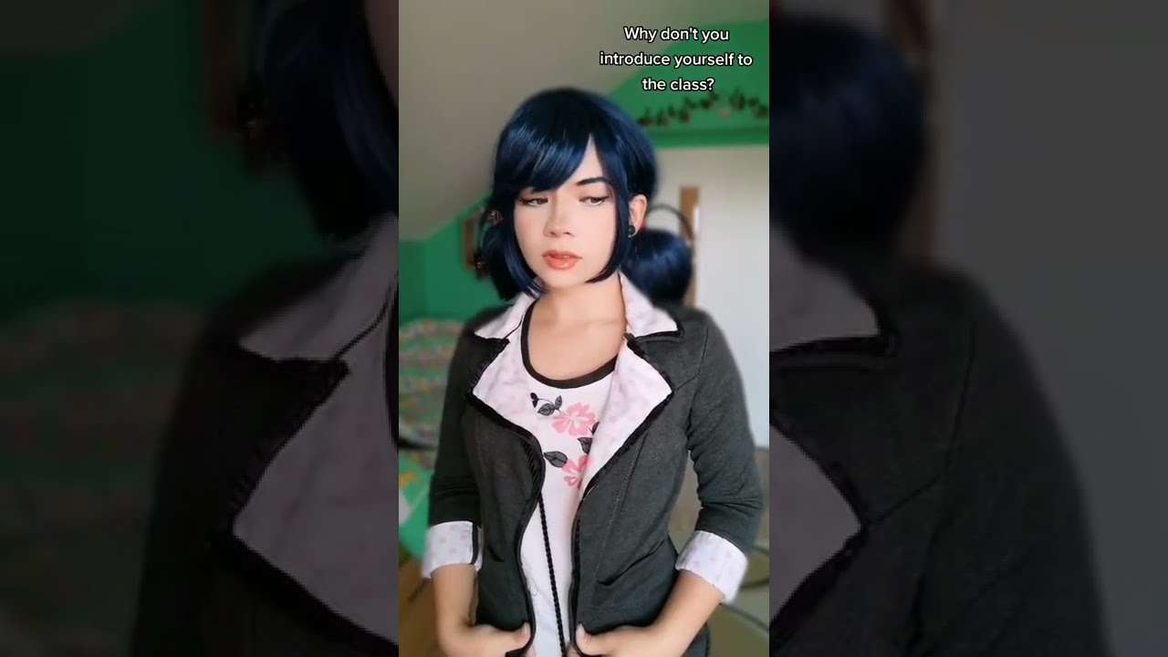 Introduce yourself to the class | Marinette Dupain-Cheng #cosplay | Miraculous Ladybug