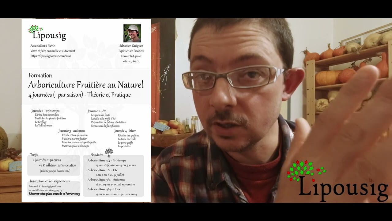Formation Arboriculture Fruitière au Naturel - Session 2023