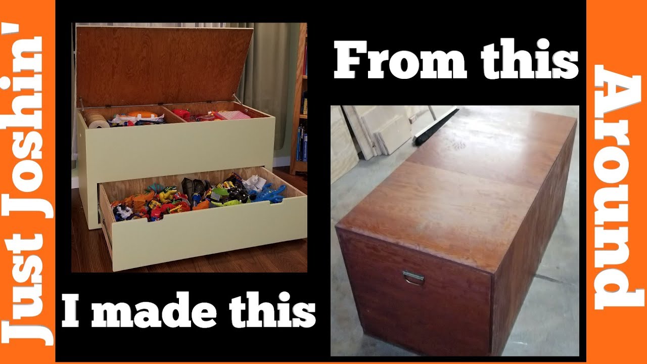 Toy Box Makeover //Just Joshin' Around YouTube