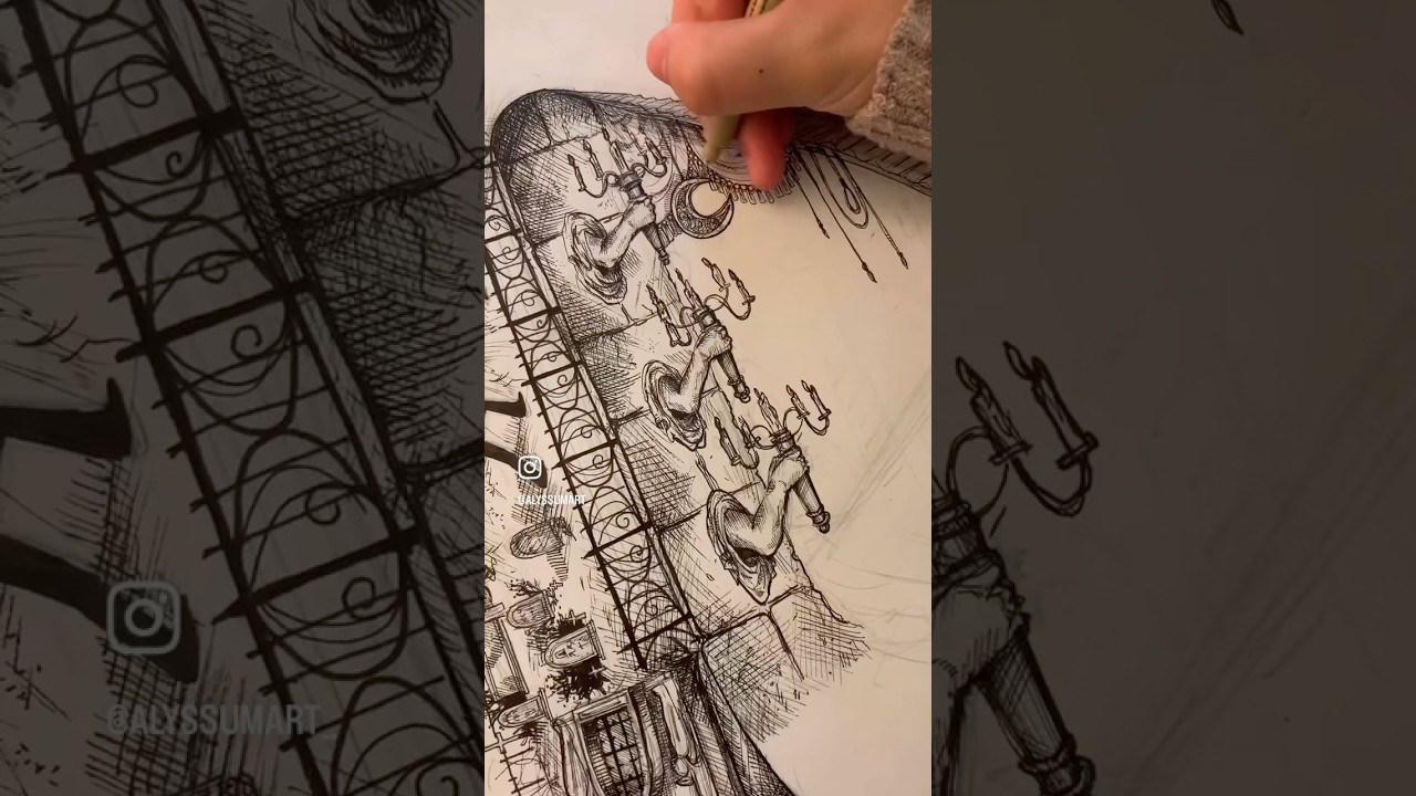 PHANTOM OF THE OPERA DRAWING FOR ART CLASSS POTO FANDOM HOW WE DOINGGGG 