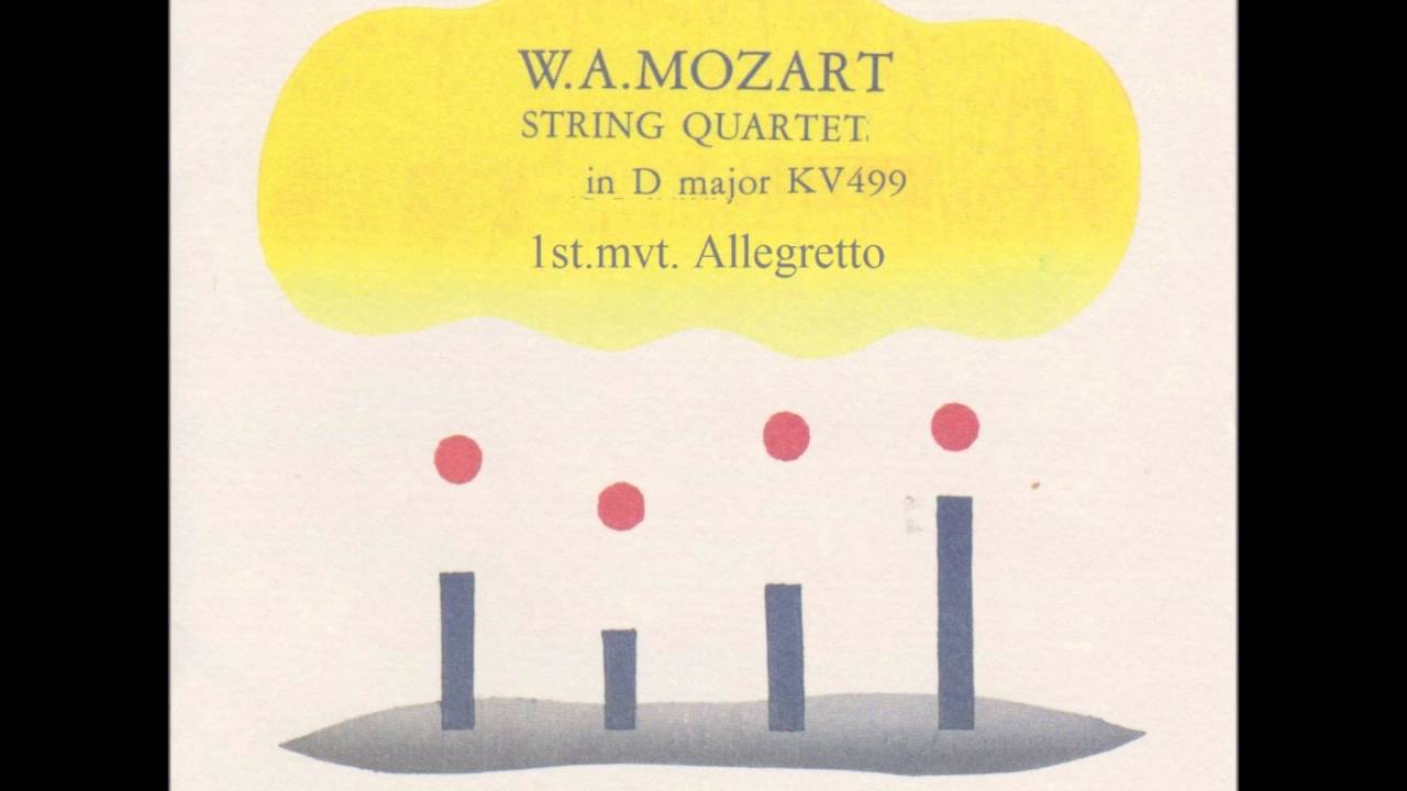 モーツァルト 弦楽四重奏曲第20番「ﾎﾌﾏｲｽﾀｰ」第1楽章 古典四重奏団