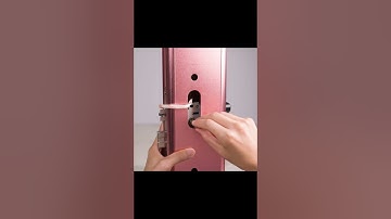 How to install our MOES smart door lock X1(Installation)