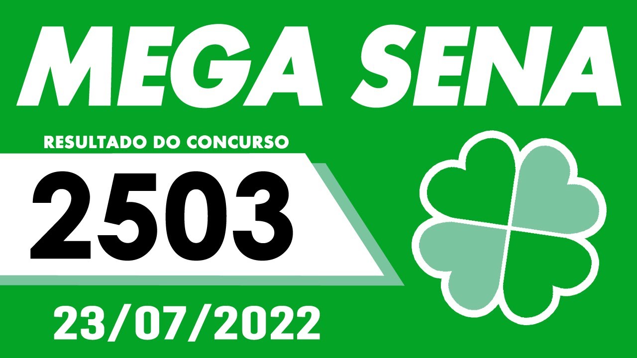 Resultado da Mega Sena Concurso 2503