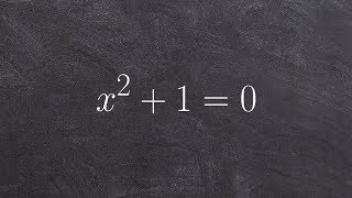 Algebra 2 - Simplifying square roots with imaginary numbers, x^2 + 1 = 0