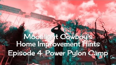 Fallout 76 Camp Tutorial | Powerline Pylon Building without Catwalks | Build // Guide