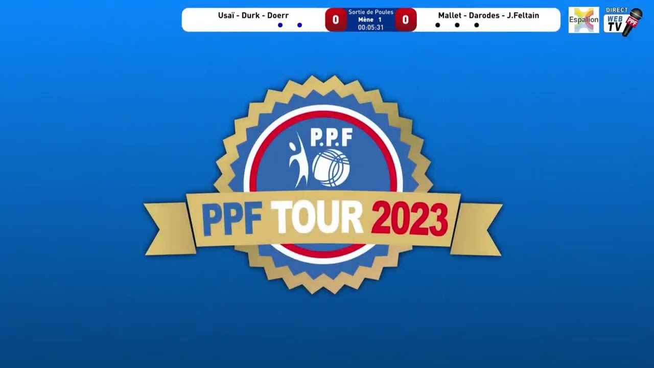 Miniature : PPF Tour 2023 Espalion International Sortie de poules Equipe USAÏ contre équipe MALLET
