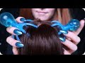 ASMR 💙 Brain-Melting Hair & Scalp Massage, Brush, and Scratch for Stress Relief (No Talking)