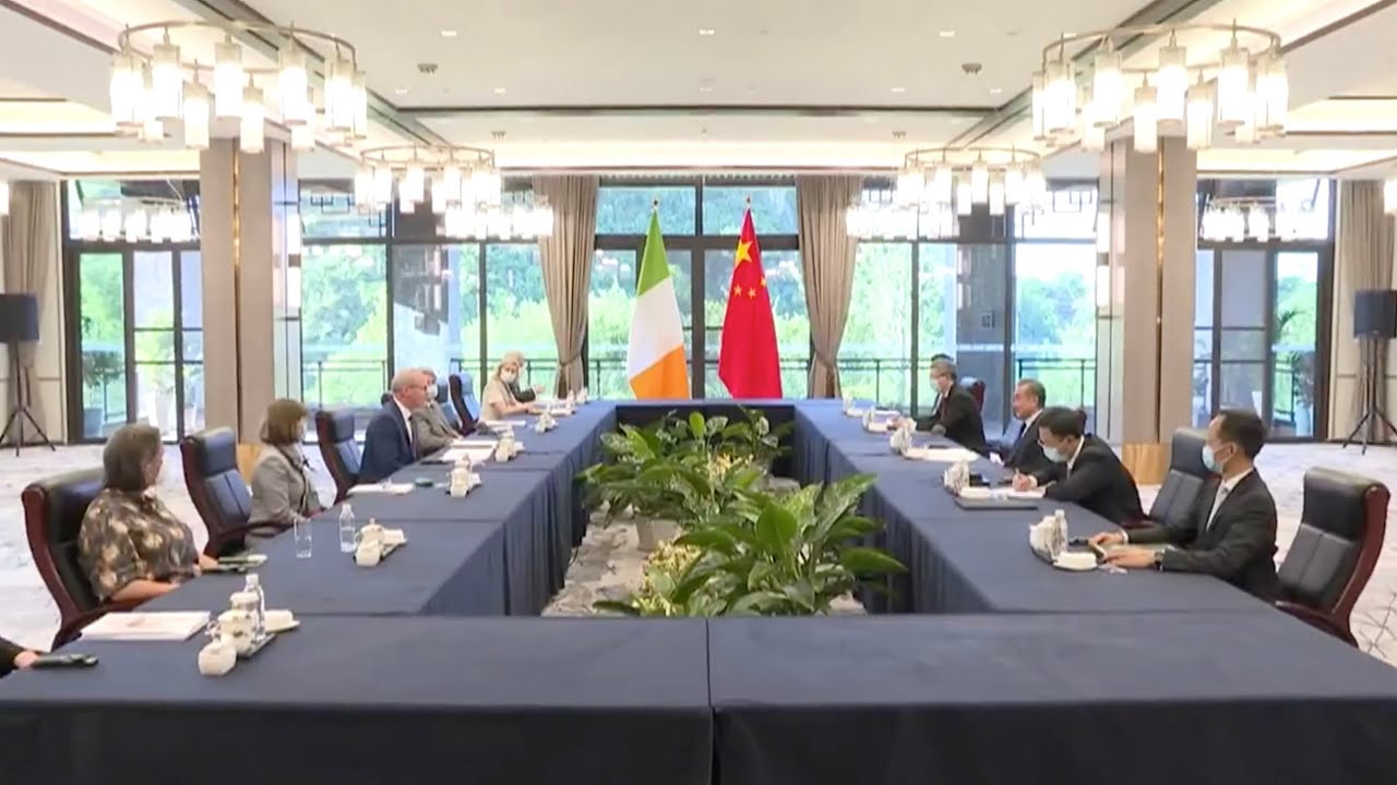 Chinese, Irish foreign ministers discuss challenges to multilateralism, bilateral ties