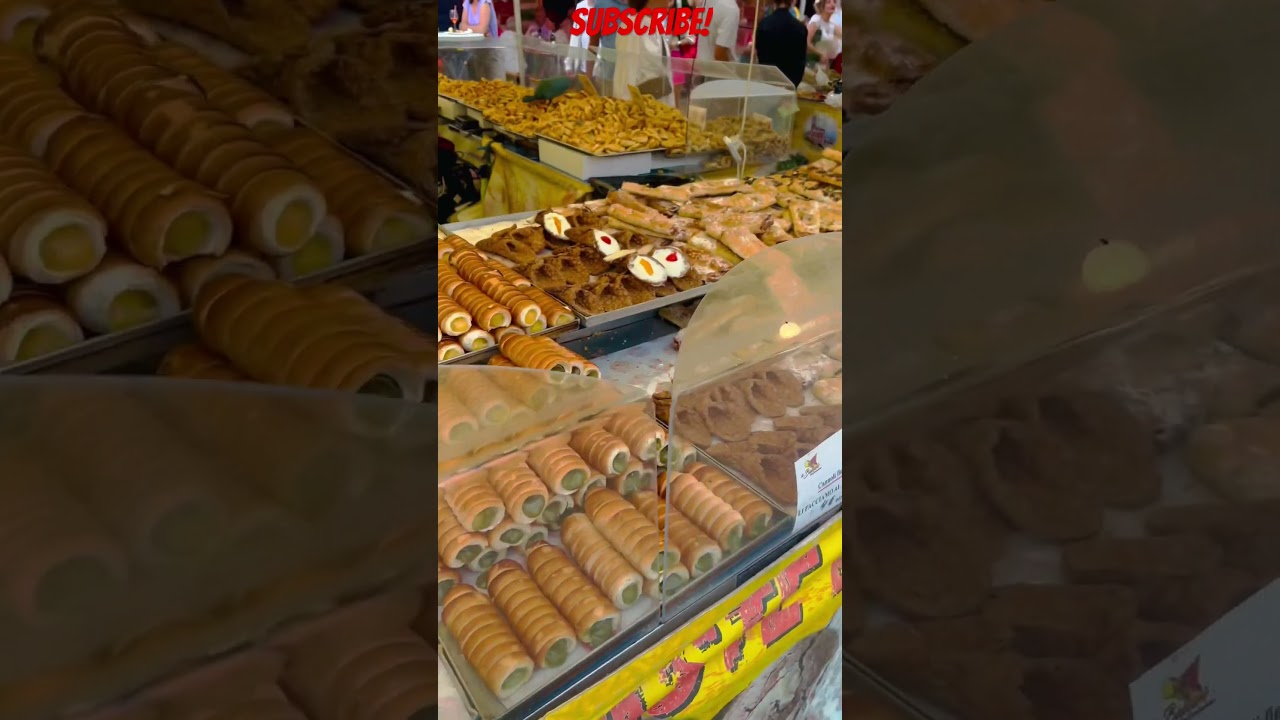 Italian sweets | Italian delights | European food | street food 
