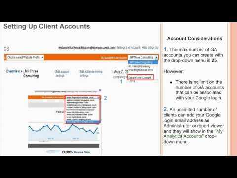 20 - Google Analytics Education: Setting Up Client Accounts
