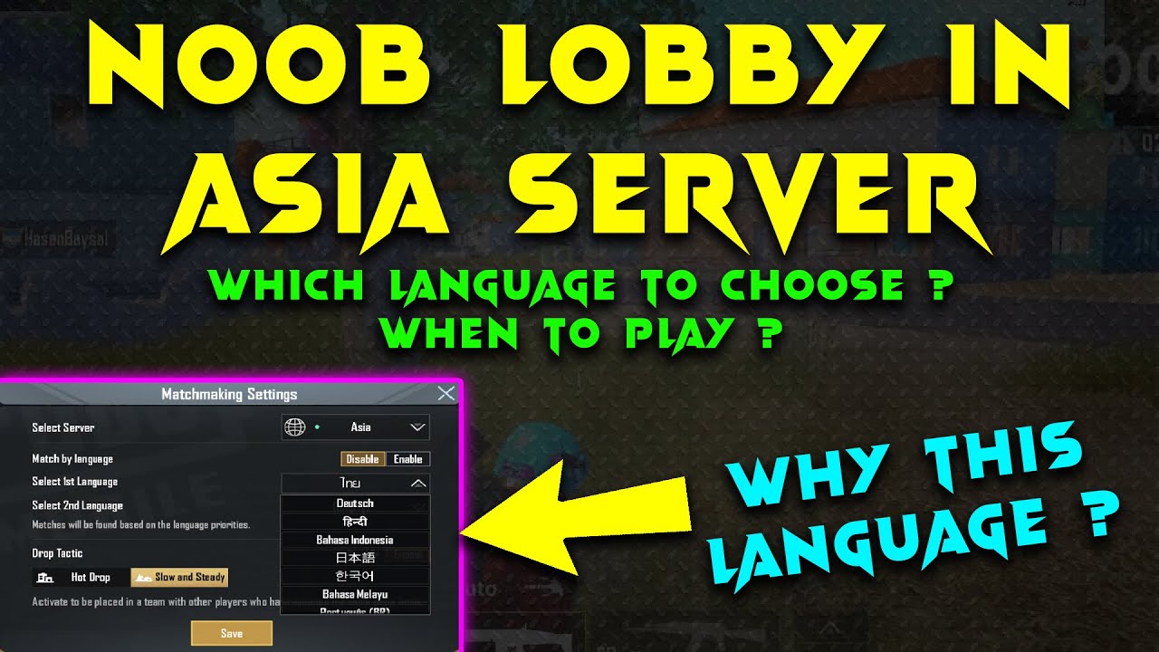 How To Get Noob Lobbies In pubg Mobile Asia Server | Pubg Bot Server | hogwarts Gaming