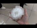 Gigantic hail pelts southern china  apr 27  30 2024 