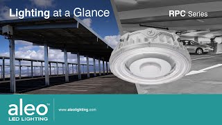 Lighting At A Glance  E11 Rpc Round Led Parking Canopy Luminaire