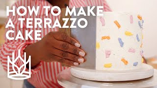 TV's Lasheeda Perry Decorates Her Terrazzo Cake