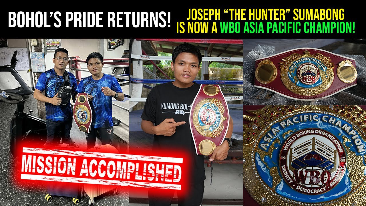 CHAMPION RETURNS HOME! Joseph “The Hunter” Sumabong Shocks Japan Boxing Fans and Wins the WBO Title!