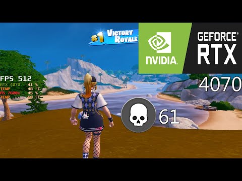 RTX 4070 | 61 Elimination Solo Squads "Build / Zero Build" *Wins* (NEW Fortnite Chapter 4 Season 4)