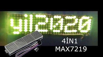 Arduino Ds1302 Max7219 Dht11 saat