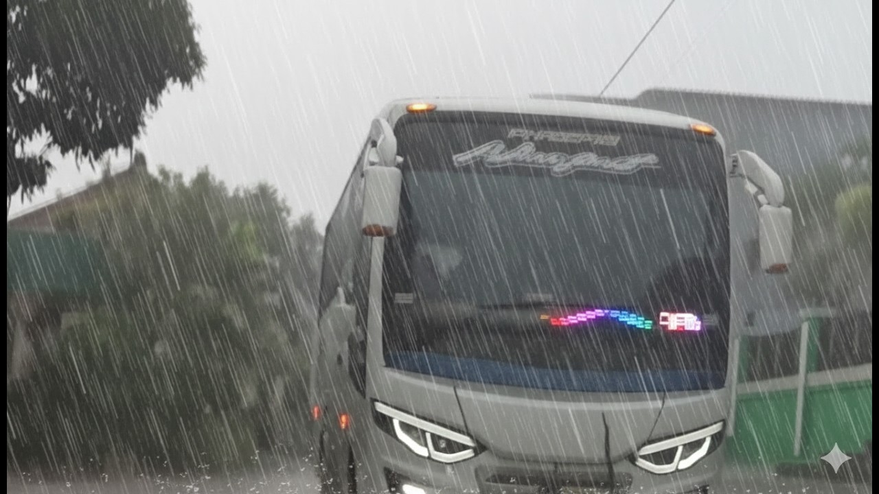 Rainy Journey: Intense Rainfall Sounds for Deep Relaxation