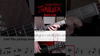 This is THRILLER. The Thriller BASS Line. #bass #thriller #halloween #MJ #basstutorial #stingray