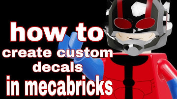 how to create custom prints in mecabricks! | mecabricks tutorial