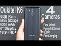 Oukitel K6 (4 Cameras / P23 / 6300 mAh / 6GB / 64GB /6" 18:9/Face Unlock/NFC) Unboxing & Impressions