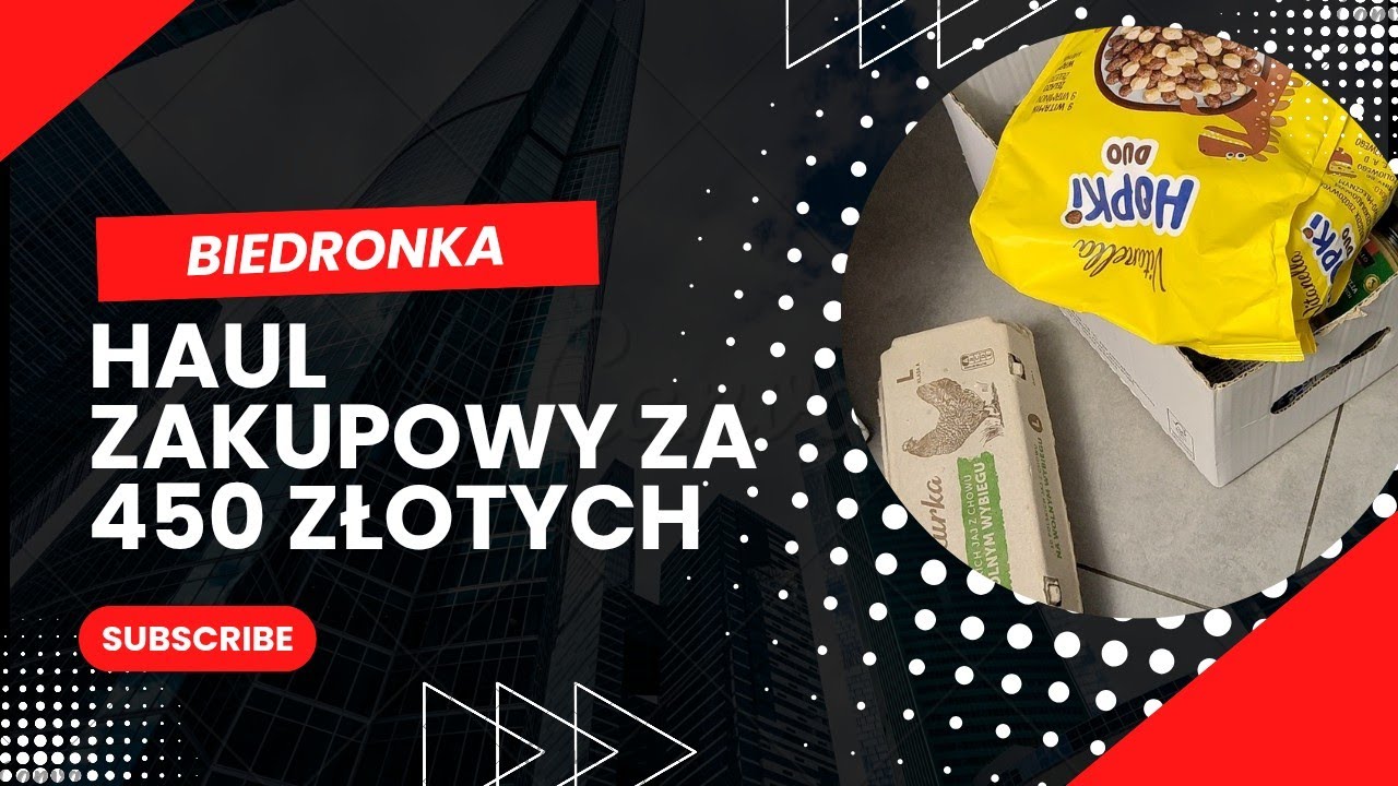 HAUL ZAKUPOWY I OGROMNE ZAKUPY ZA 450 ZŁOTYCH 