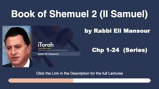 Book Of Shemuel 2 Samuel Ii By Rabbi Eli Mansour