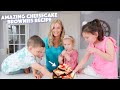 AMAZING CHEESECAKE BROWNIES! (Baking with 4 Kids)