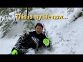 Winter Trailer Camping and Learning to Snipe for Gold Part 2/3.