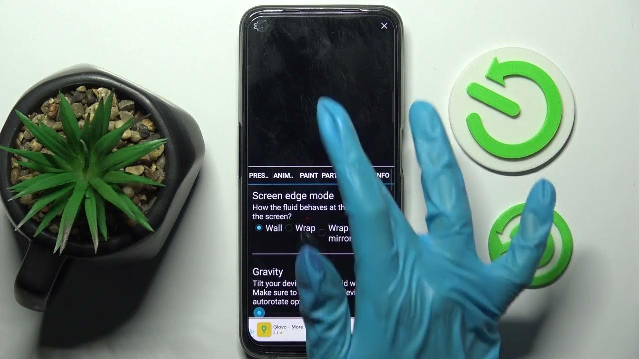 How to Set Up Live Wallpaper in Realme 9 Pro Download Magic Fluids