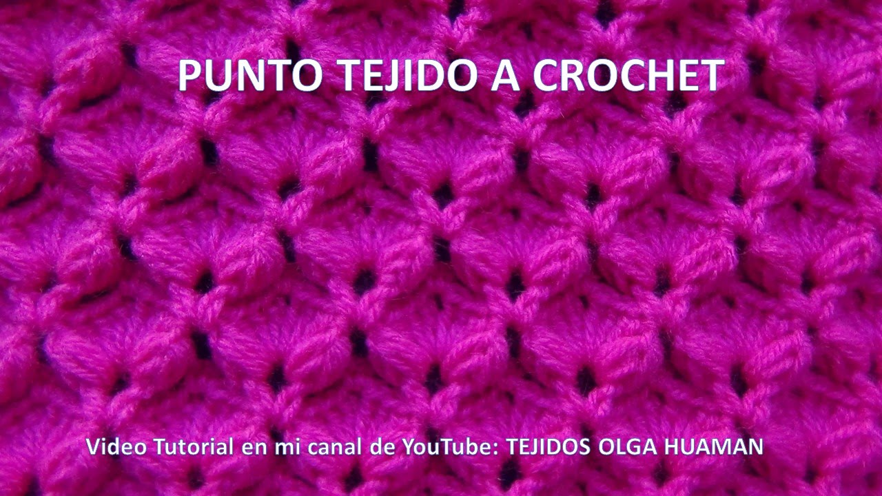 Diferentes Puntos Tejidos A Crochet / tejidos al crochet paso a paso ...
