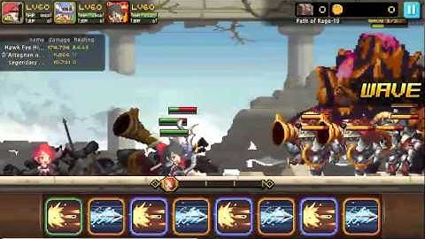 Crusaders Quest - Path of Rage 19 - Hikari auto winning.