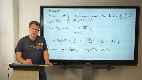 AaU, SoSe21: Lecture 24 (Basics of Online Convex Optimization II)