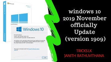 How To Download Windows 10 (1909) November 2019 Update | Sinhala Review | TRICKS LK