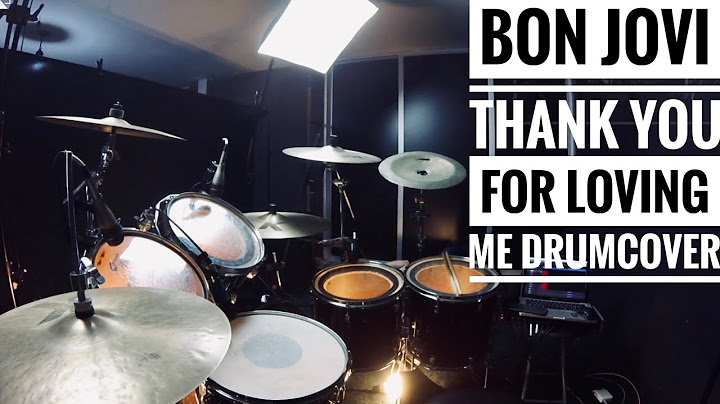 Thank You for Loving Me Drums version - Drums performance video thumbnail