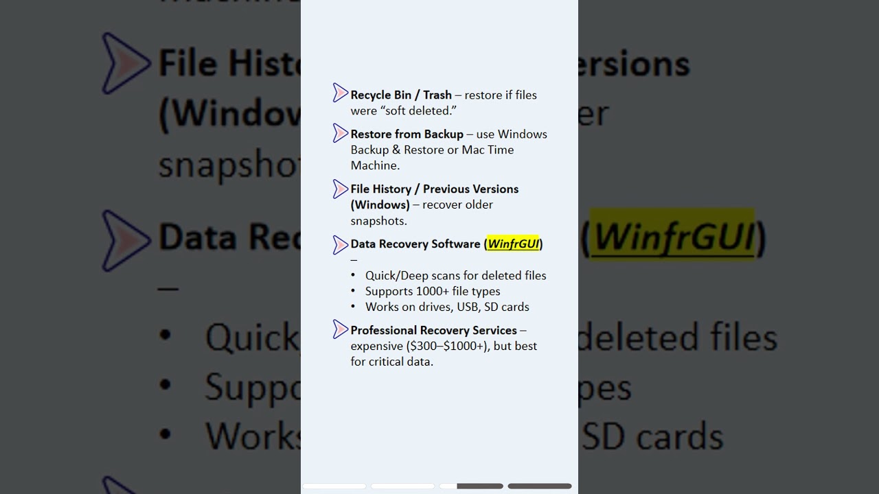 Learn how to recover files deleted by a virus #filerecovery #virus