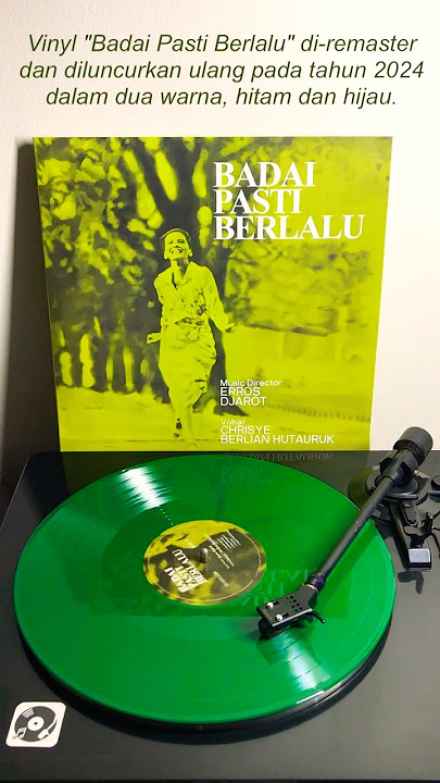⛈️ Berlian Hutauruk - Badai Pasti Berlalu (Soundtrack 1977; 2024 Green Vinyl) #indonesia #70smusic