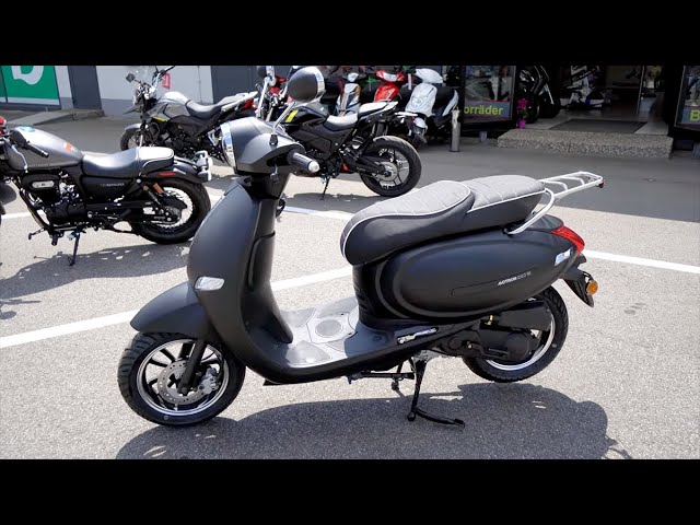 Motorroller Adria 50 ccm 25 & 45 km/h EURO 5 - YouTube