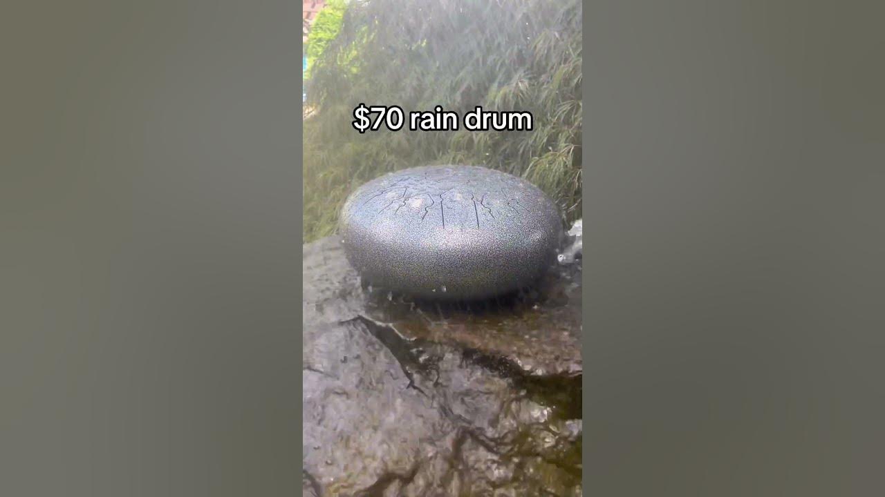 Wait for the last one 🤩😌🌧️ #nature #drums #garden #outdoors #instrument #rain #relaxing