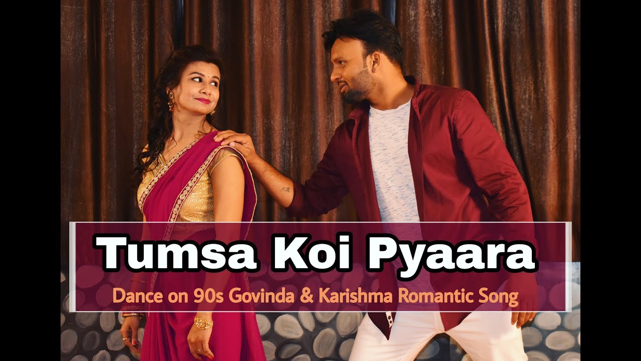 Tumsa Koi Pyaara  90s Govinda  Karishma Romantic Song  Dance Cover  Choreography Hiten Karosiya