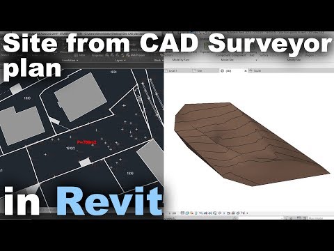 Site from Surveyor in Revit Tutorial